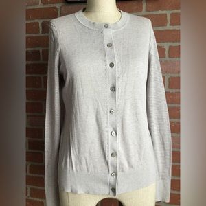 BANANA REPUBLIC silk cotton cardigan